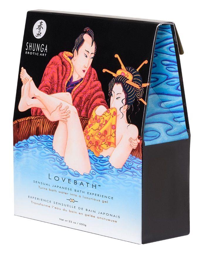 Соль для ванны Lovebath Ocean temptation, превращающая воду в гель - 650 гр. 