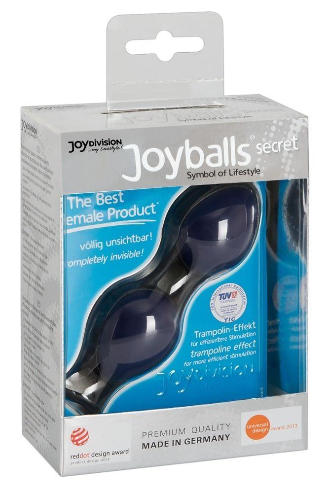 Синие вагинальные шарики Joyballs Secret