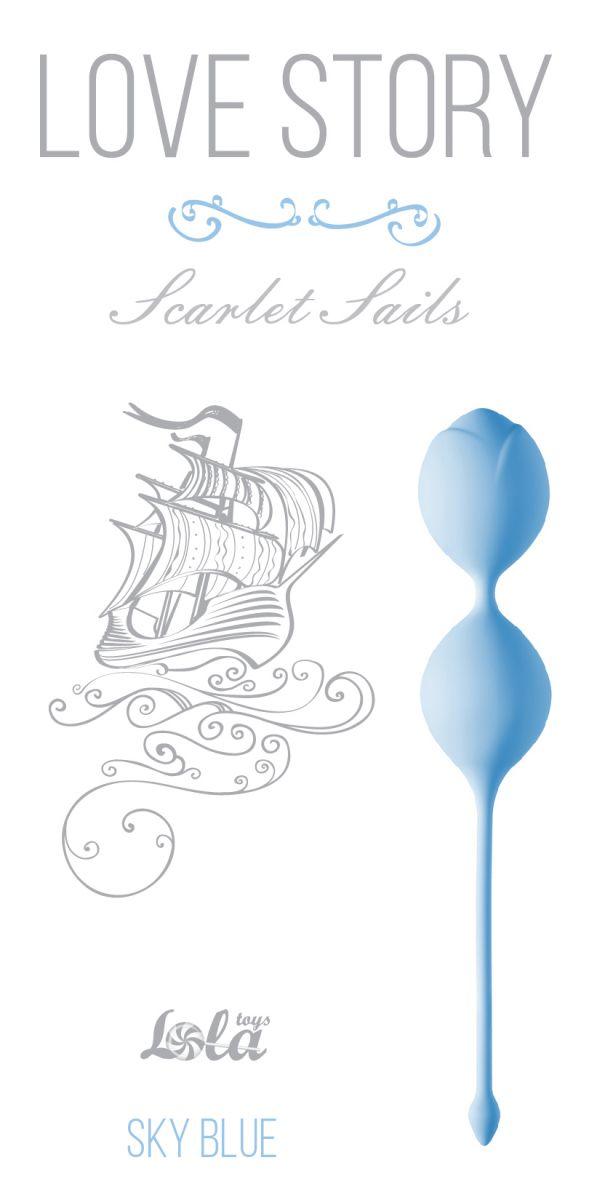 Голубые вагинальные шарики Scarlet Sails