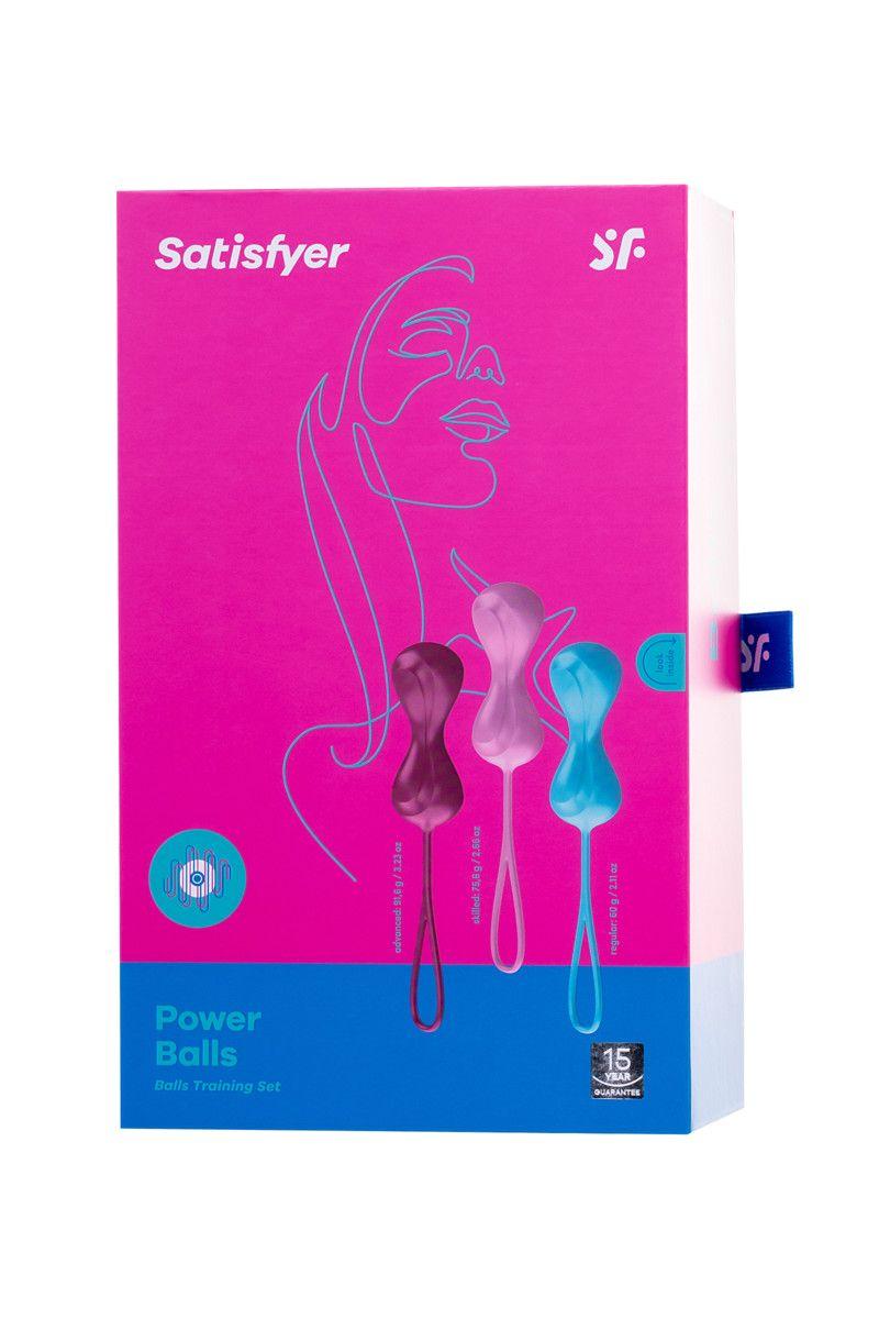 Набор из трёх двойных вагинальных шариков Satisfyer Power Balls