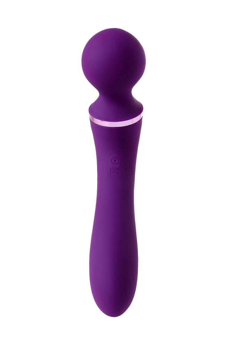 Фиолетовый вибромассажер Eromantica Uma - 20 см.